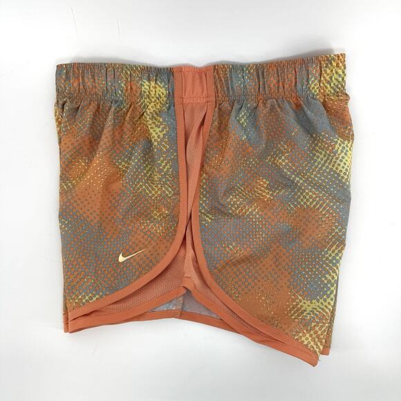 Nike Pants - Nike Dri-Fit Tempo Mid Rise Brief-Lined Running Shorts Size Small Apricot Peach